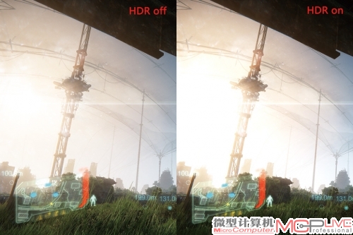 图12：开启HDR功能后画面的对比度得到了提升，消除了灰霾感。