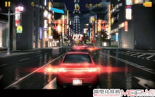 《狂野飚车8：极速凌云》的光影效果会有一种在PC上玩《极品飞车》的错觉。
